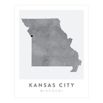 Load image into Gallery viewer, Kansas City, Missouri Map | Backstory Map Co.
