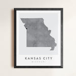 Load image into Gallery viewer, Kansas City, Missouri Map | Backstory Map Co.
