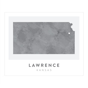 Lawrence, Kansas Map | Backstory Map Co.