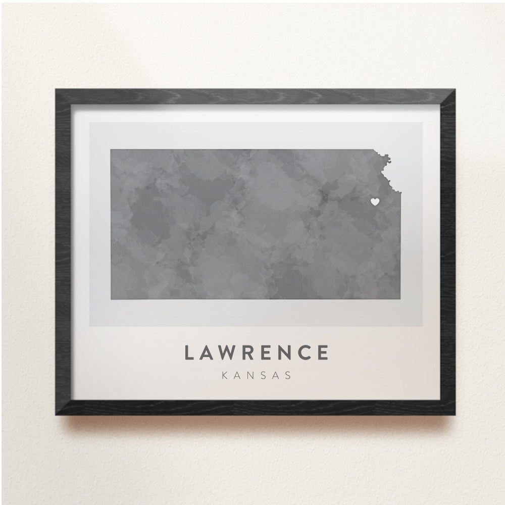 map of lawrence kansas