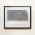 Load image into Gallery viewer, Lawrence, Kansas Map | Backstory Map Co.
