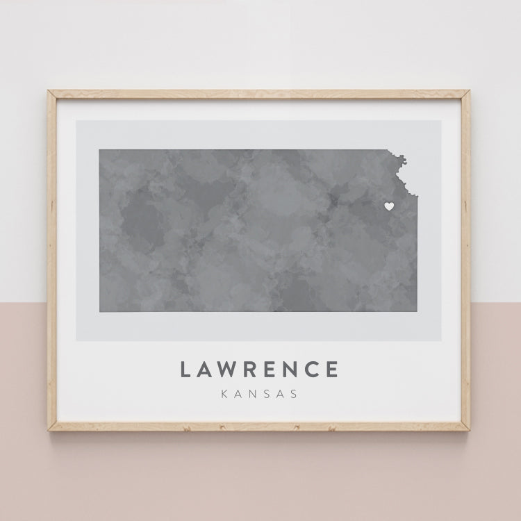 Lawrence, Kansas Map | Backstory Map Co.