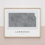 Load image into Gallery viewer, Lawrence, Kansas Map | Backstory Map Co.
