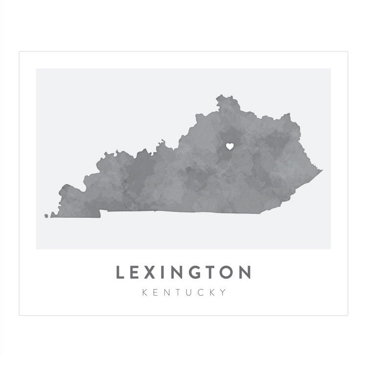 Lexington, Kentucky Map | Backstory Map Co.