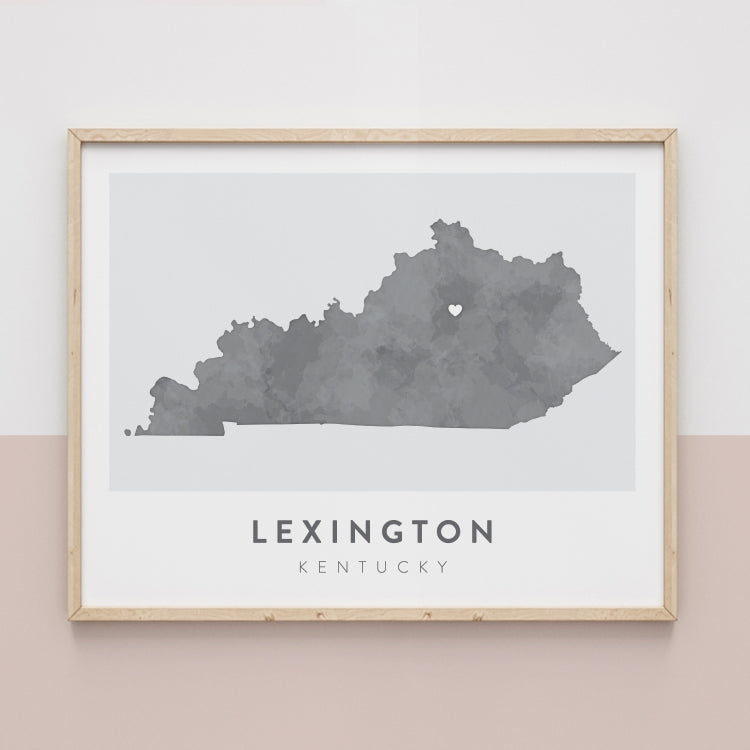 Lexington, Kentucky Map | Backstory Map Co.