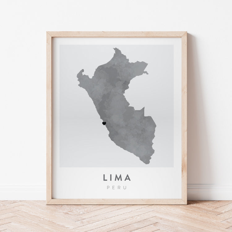 Lima, Peru Map | Backstory Map Co.