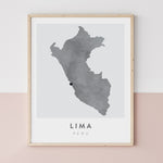 Load image into Gallery viewer, Lima, Peru Map | Backstory Map Co.
