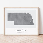 Load image into Gallery viewer, Lincoln, Nebraska Map | Backstory Map Co.
