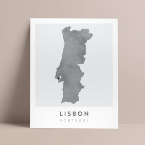 map of lisbon portugal