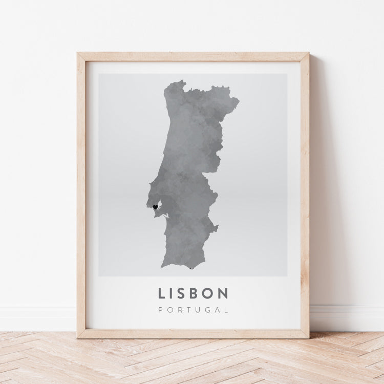 Lisbon, Portugal Map | Backstory Map Co.
