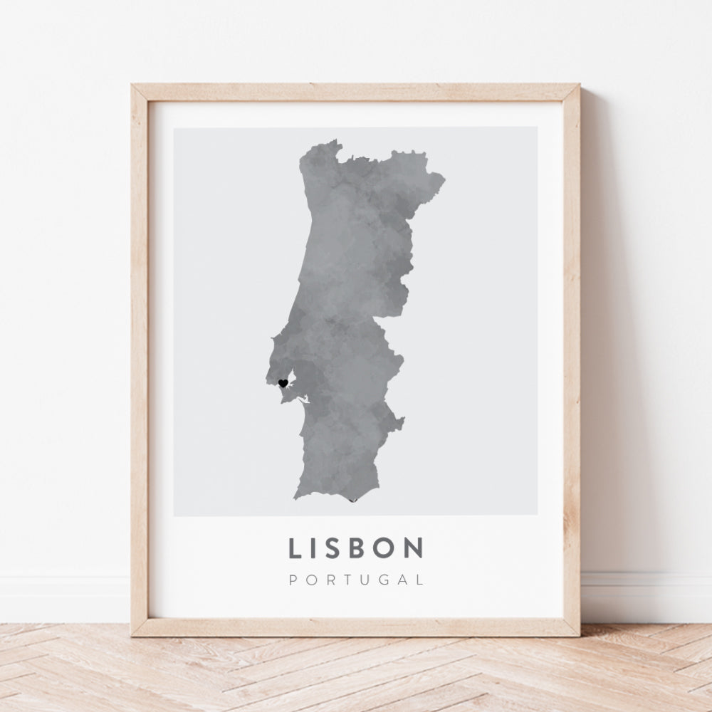 lisbon portugal map