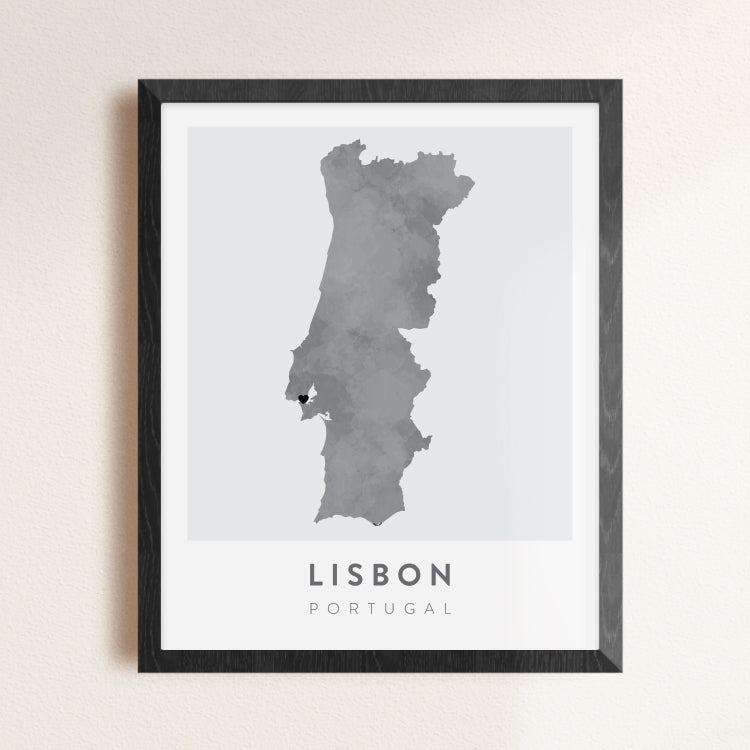 Lisbon, Portugal Map | Backstory Map Co.
