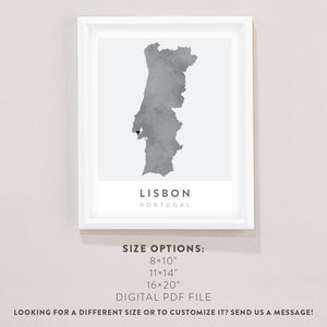 lisbon portugal poster