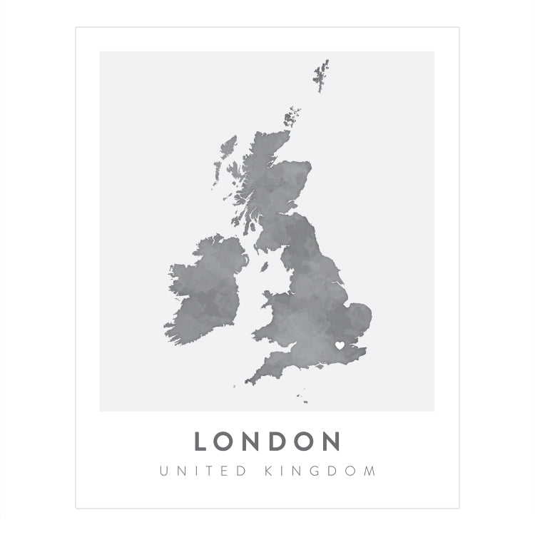 London, United Kingdom Map | Backstory Map Co.