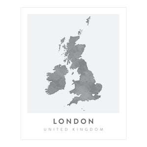 London, United Kingdom Map | Backstory Map Co.