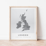 Load image into Gallery viewer, London, United Kingdom Map | Backstory Map Co.

