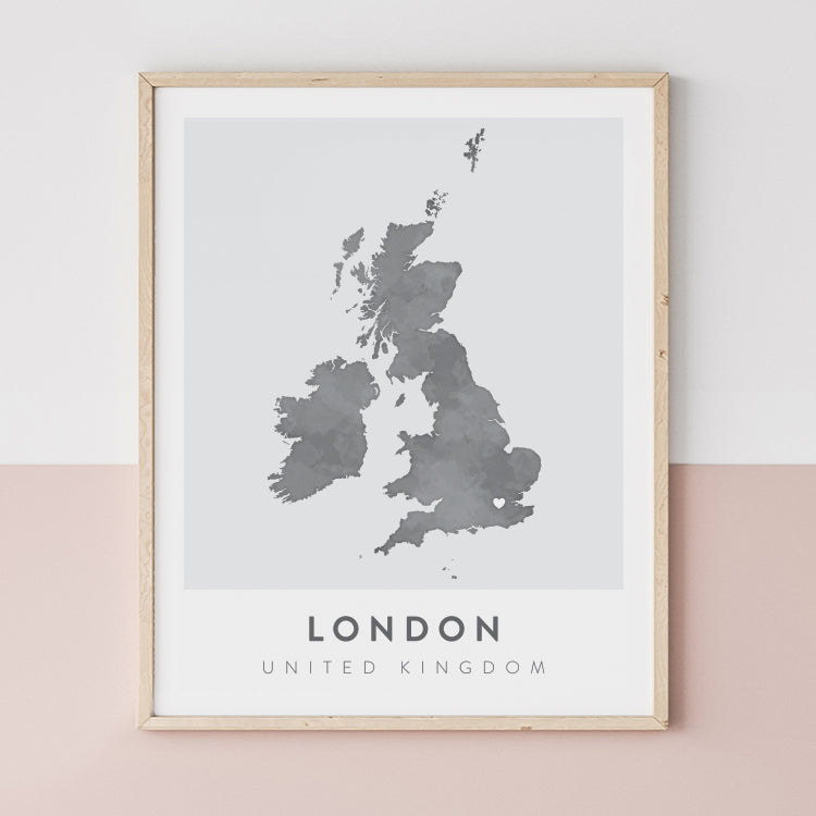 London, United Kingdom Map | Backstory Map Co.