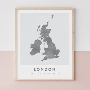 London, United Kingdom Map | Backstory Map Co.