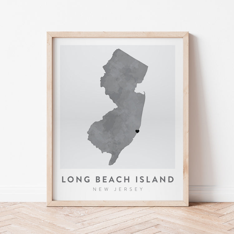Long Beach Island, New Jersey Map | Backstory Map Co.