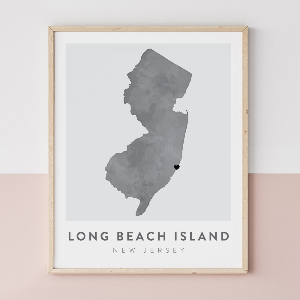 map of long beach island
