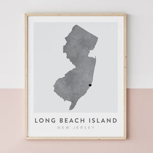 map of long beach island