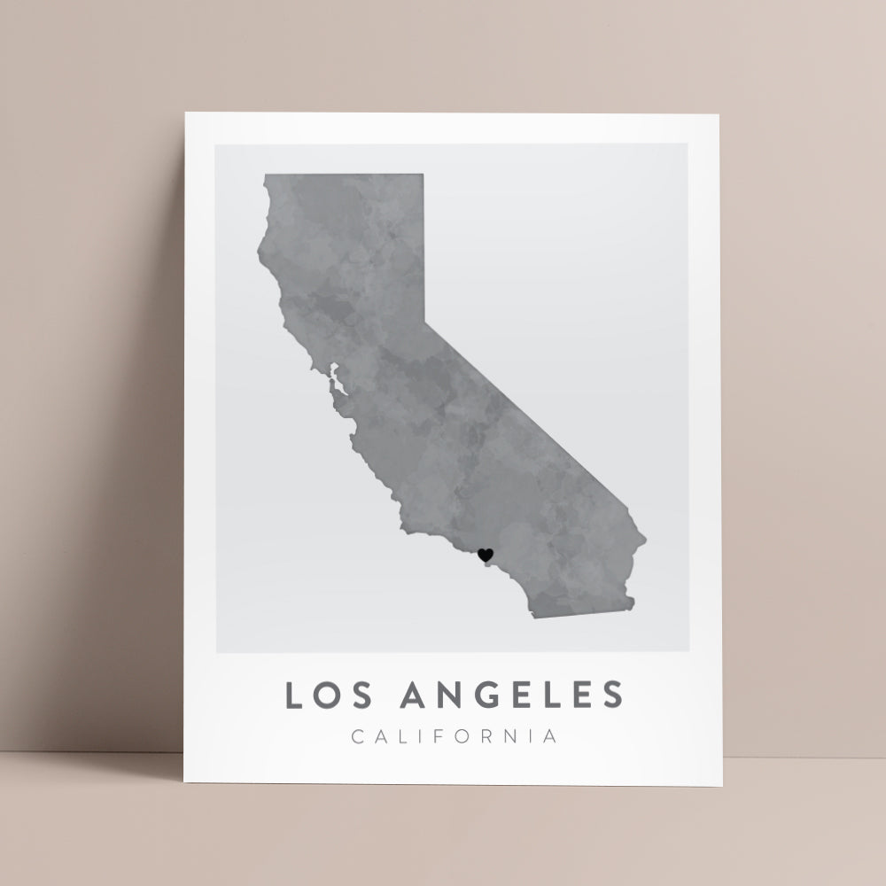map of los angeles