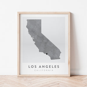 Los Angeles, California Map | Backstory Map Co.