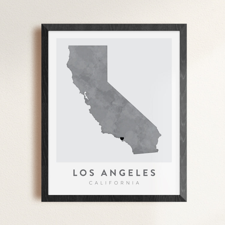 Los Angeles, California Map | Backstory Map Co.