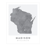 Load image into Gallery viewer, Madison, Wisconsin Map | Backstory Map Co.
