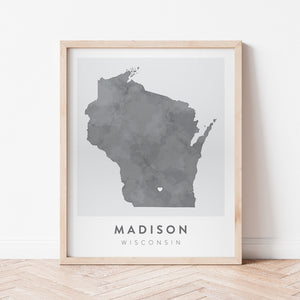 Madison, Wisconsin Map | Backstory Map Co.