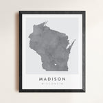 Load image into Gallery viewer, Madison, Wisconsin Map | Backstory Map Co.
