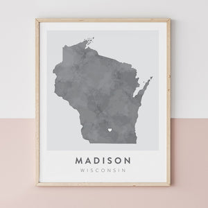 Madison, Wisconsin Map | Backstory Map Co.