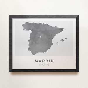 Madrid, Spain Map | Backstory Map Co.