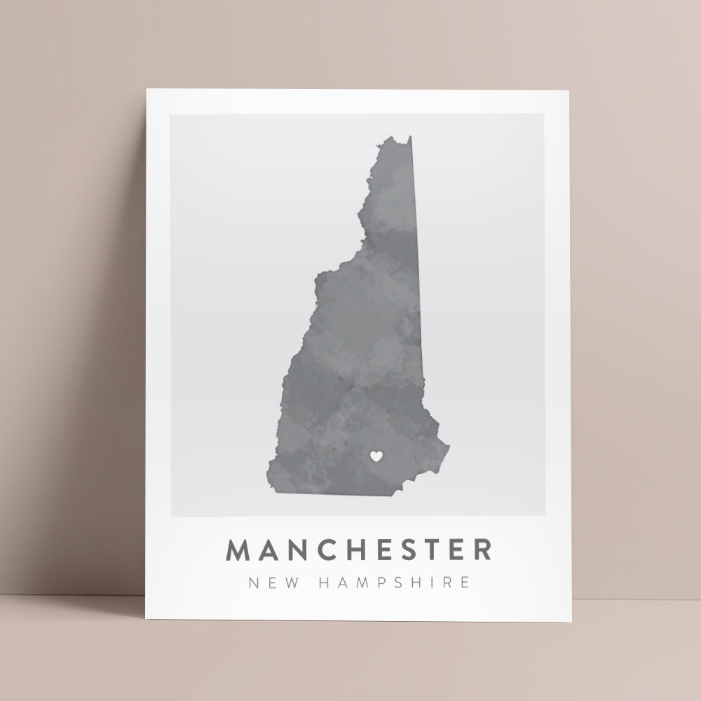 manchester new hampshire map