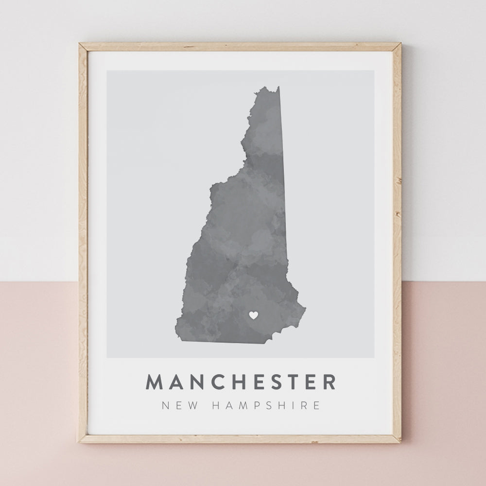 map of manchester new hampshire