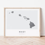 Load image into Gallery viewer, Maui, Hawaii Map | Backstory Map Co.
