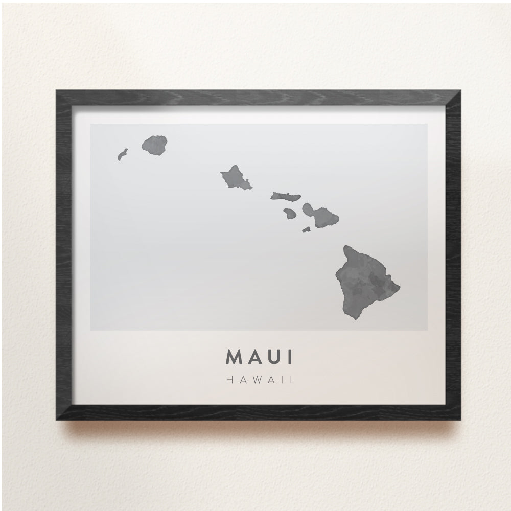 map of maui