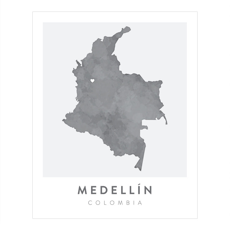 Medellín, Colombia Map | Backstory Map Co.