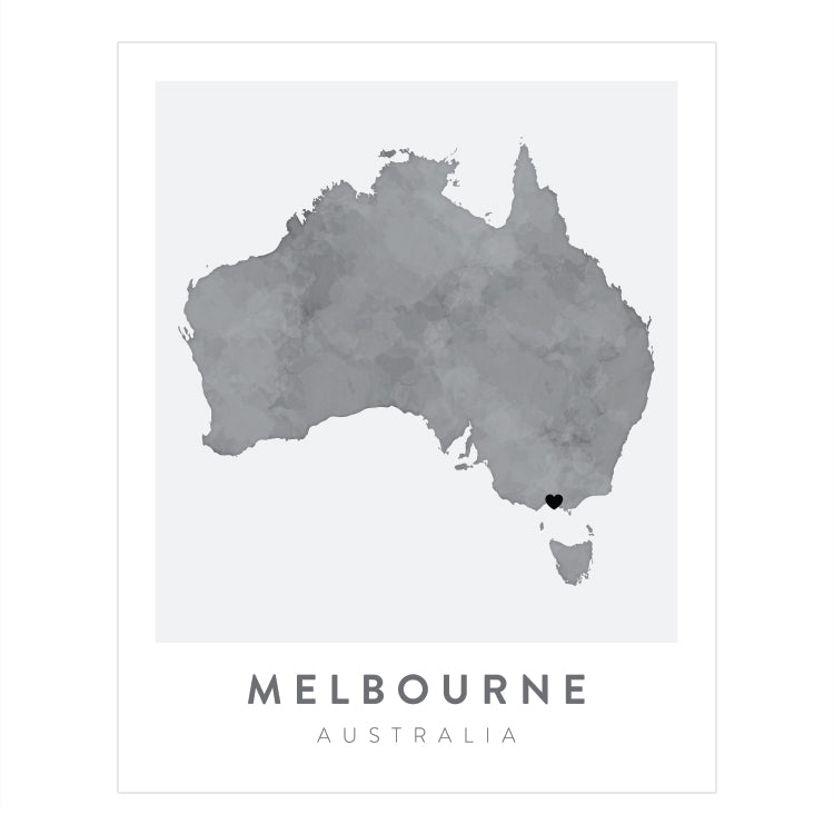 Melbourne, Australia Map | Backstory Map Co.