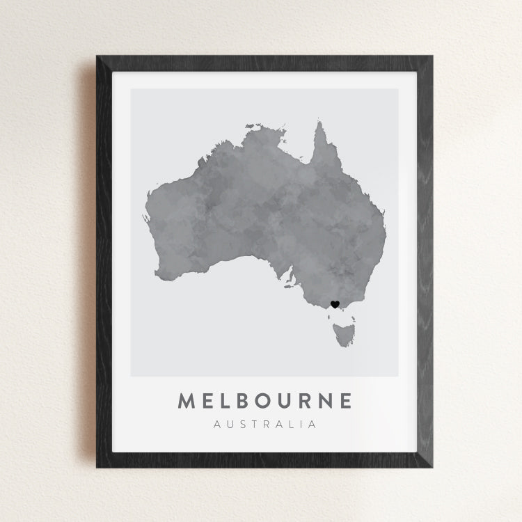 Melbourne, Australia Map | Backstory Map Co.