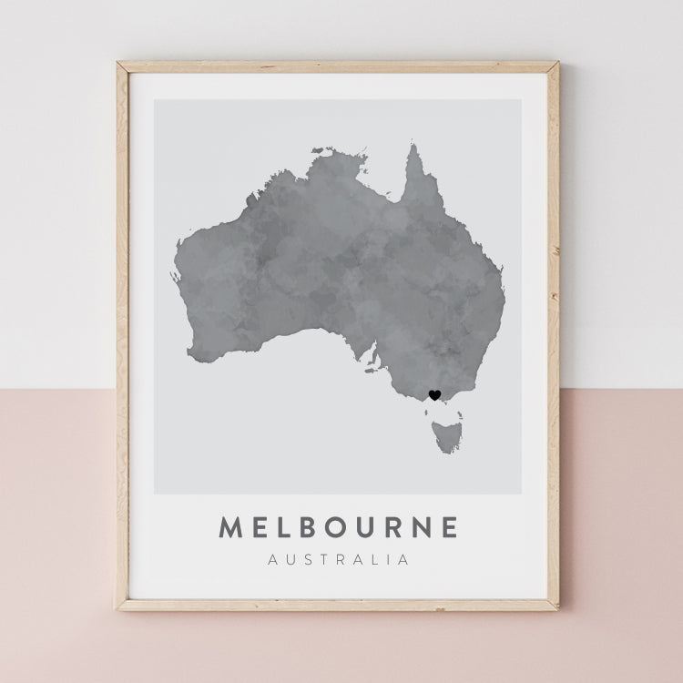 Melbourne, Australia Map | Backstory Map Co.