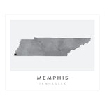 Load image into Gallery viewer, Memphis, Tennessee Map | Backstory Map Co.
