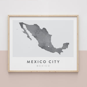 Mexico City, Mexico Map | Backstory Map Co.