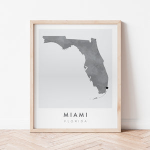 Miami, Florida Map | Backstory Map Co.