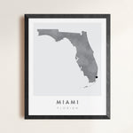 Load image into Gallery viewer, Miami, Florida Map | Backstory Map Co.
