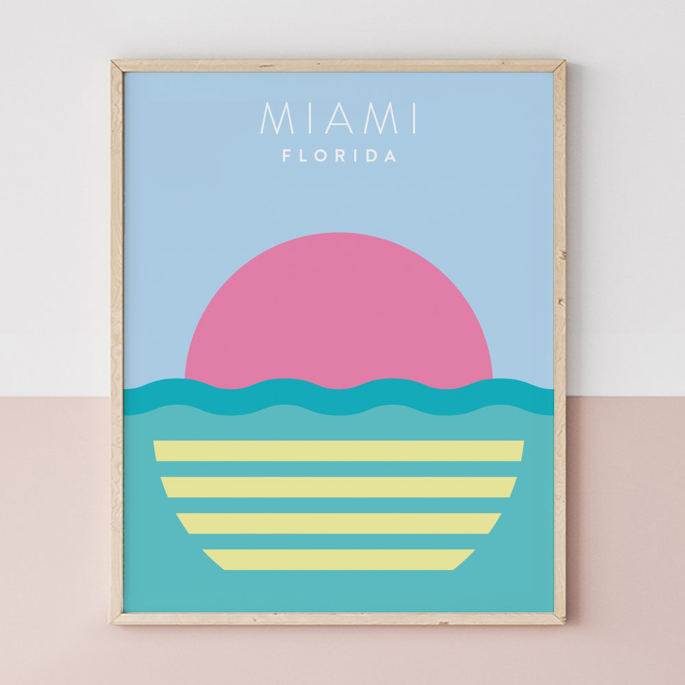 miami art print
