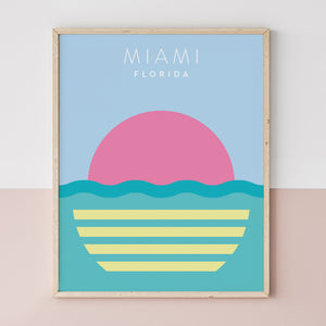 miami art print