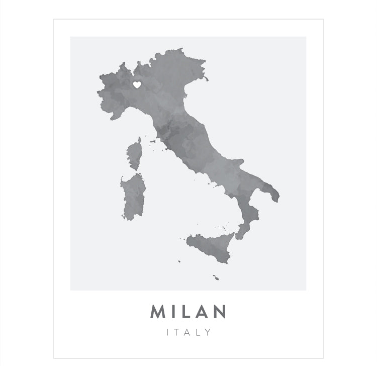 Milan, Italy Map | Backstory Map Co.