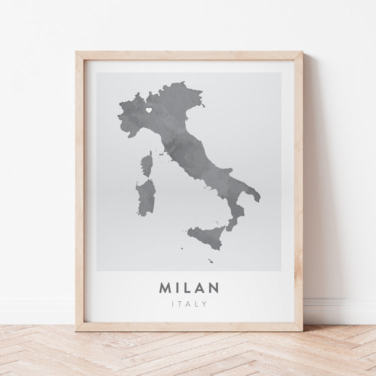 Milan, Italy Map | Backstory Map Co.