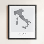 Load image into Gallery viewer, Milan, Italy Map | Backstory Map Co.
